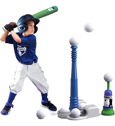 Qdragon T Ball Sets Para Niños 3-5 5-8, Tee De Béisbol Para 