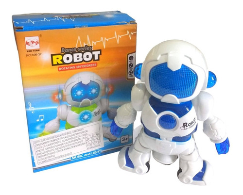 Imagen 4 de 6 de Robot Bailarín A Pilas C/música Y Luces Juguete Niños