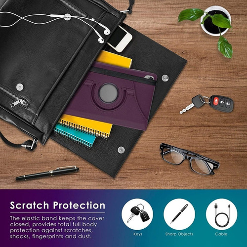 Imagen 10 de 10 de Funda Filp Protector Case De Cuero Lenovo Tab M8 Hd Fhd 8.0