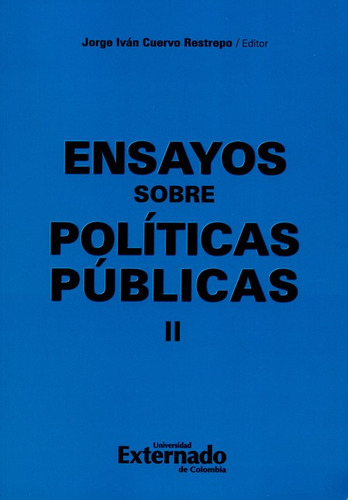 Libro Ensayos Sobre Politicas Publicas Ii
