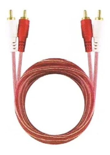 Imagen 2 de 3 de Extension 2 Plugs Rca Por Lado 4.5 Metros Dxr 081-340