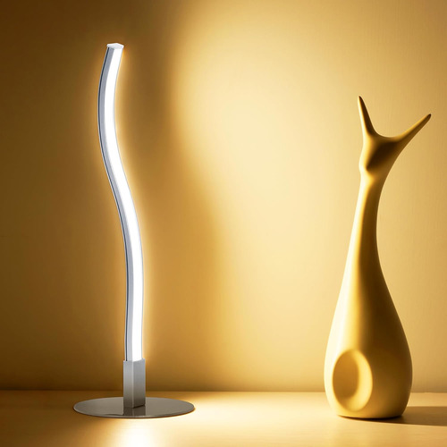 Lámpara De Mesa Moderna De Led - Lámpara Táctil Regulable De