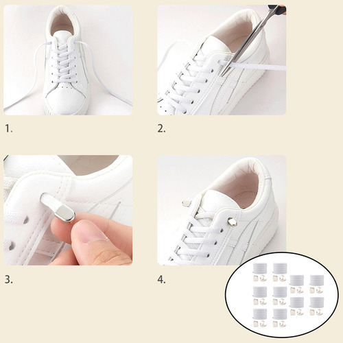 Cordones De Zapatos Elásticos Para Hombres Y Mujeres