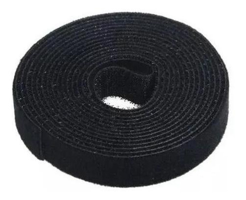 Abraçadeira Velcro 2cmx3mt Preto Adc 10142