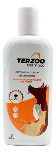 Shampoo Terzoo Para Perros Gatos Con Extrato De Avena 250 Ml