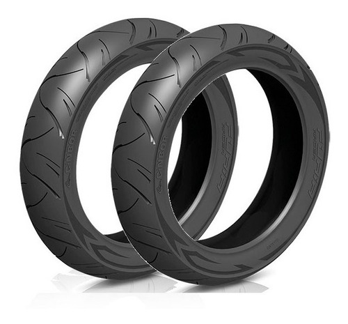 Pneu Kawasaki Ninja 250 Cinborg Furia 110/70-17 + 140/70-17