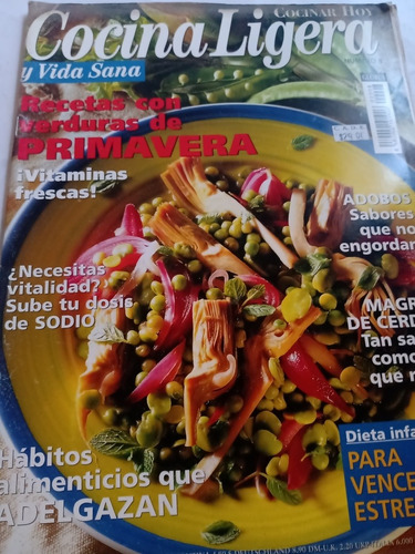 Revista Cocina Ligera Verduras De Primavera Recetario