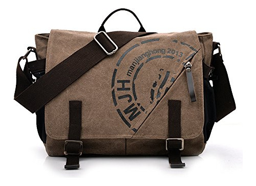 Bolso De Hombros Vintage Canvas Teenager Escuela Estudiantes