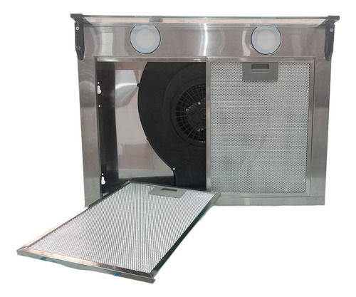 Campana Extractora Empotrable Acero Con Luz 60 Cm Shorbull