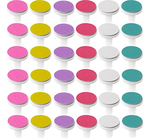 36 Almohadillas De Repuesto Para Lima De Uñas De Bebé Cabeza