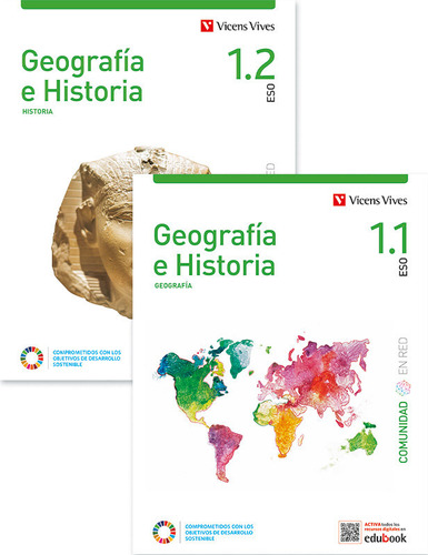 Libro Geografia E Historia 1 (1.1-1.2) Comunidad En Red - 