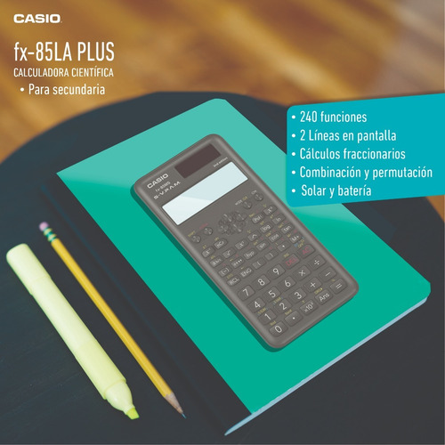 Imagen 7 de 8 de 40 Calculadora Casio Cientificas Fx-85ms 240func Secundaria