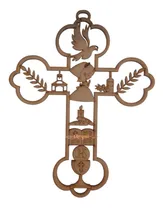Comprar Cruz Primera Comunión Niño(a) Mdf 15cm Grabado Gratis 20pzas