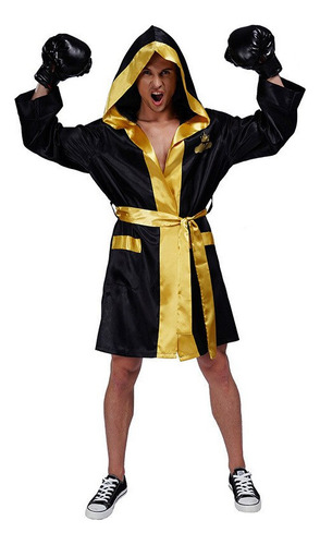 Disfraz De Boxeador Para Hombre, Disfraz Corto De Combate Pa