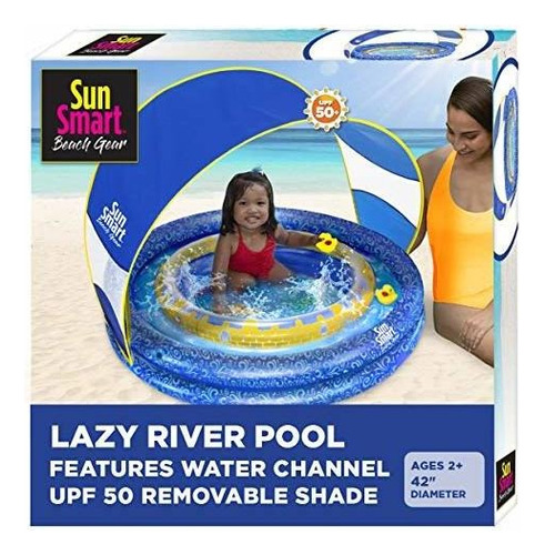 Piscina Para Niños Sunsmart Lazy River Con Dos Patos De Jug