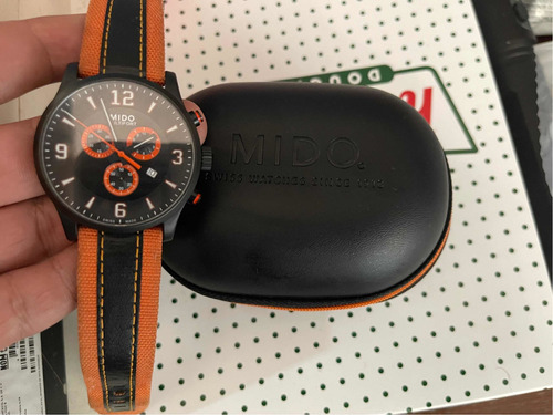 Reloj Mido Multiform H4x Naranja Cuarzo