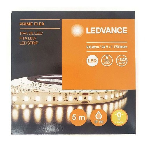 Fita Led Profissional 9,6w/m 2700k 1170lm Ip20 24v -ledvance