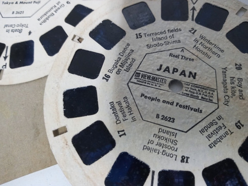 7k Juego Completo De 3 Discos De Japon View Master