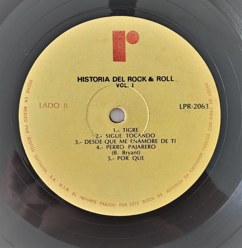 Historia Del Rock N Roll Lp Vol. 1 (Usado)