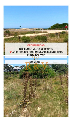 Divino Terreno Con Vista Al Mar En Oportunidad A 100 Mts Del Mar En Balneario Bs. As. Punta Del Este 