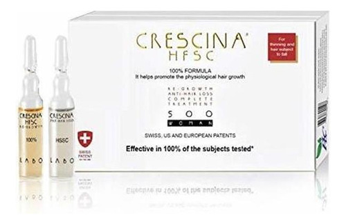 Crescina Hfsc 100% Complete Treatment 500 Woman 10+10