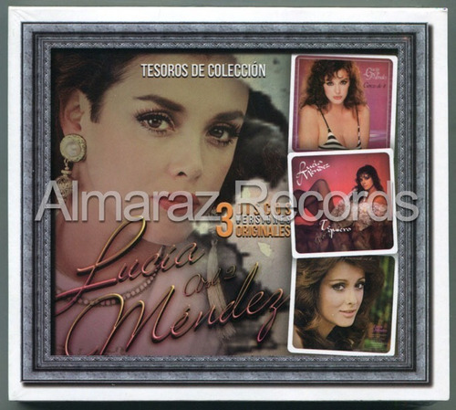 Lucia Mendez Tesoros De Coleccion Box 3 Discos Cd