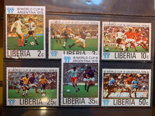 Mundial De Fútbol - Liberia Sc.807-812, C220 Usada