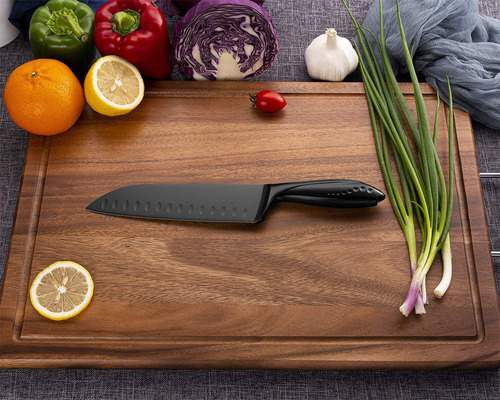 Cuchillo Wellstar De Acero Inoxidable Resistente Negro