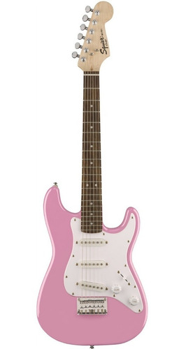 Guitarra Electrica Squier Mini Strat Rw Pink V2 By Fender