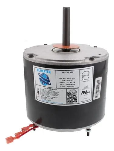 Motor Ventilador Condensador Climatek 1/4 Hp - Reemplaza Yor