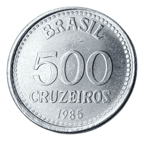 Moeda Do Brasil - 500 Cruzeiros - (1985)