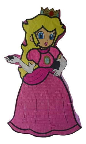 Piñata Princesa Peach Mario Bross Personalizada Modelo 5