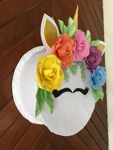 Piñata Unicornio Para Cumpleaños. Allegracotillones.