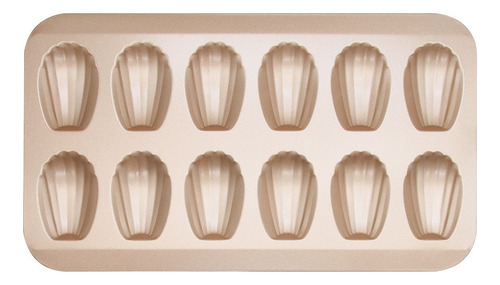 Molde Antiadherente Para Hornear Madeleine Shell Cake, 12 Un