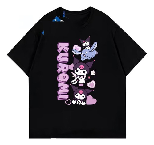 Camiseta De Manga Corta Estampado Creativo Puro De Kuromi