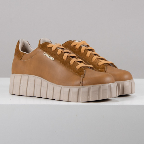 Imagen 2 de 9 de Zapatillas Mujer Citadina Cuero Antideslizante Comodas