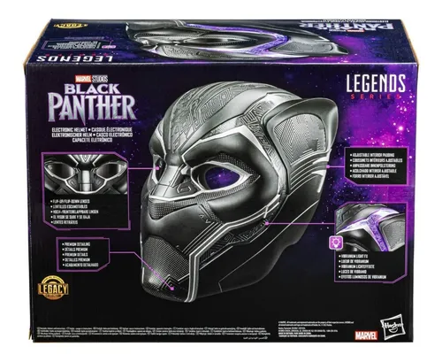 Pantera Negra Casco Electrico Replica Real - Marvel Legends