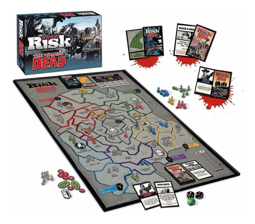 The Walking Dead Risk Survival Edition Nuevo Sellado Envio G