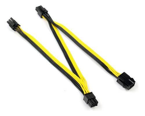 Cabo Adaptador Pci-e 6 Pinos Para Triplo 6 Pinos Gpu