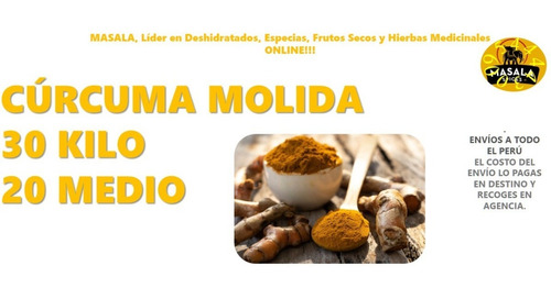 Cúrcuma En Polvo, Palillo, Productos Naturales