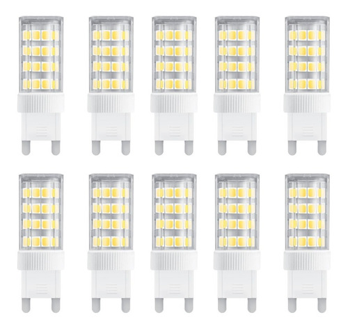 Lampara Led G9 Bipin 4,5w Equivale 30w Macroled Pack X 10