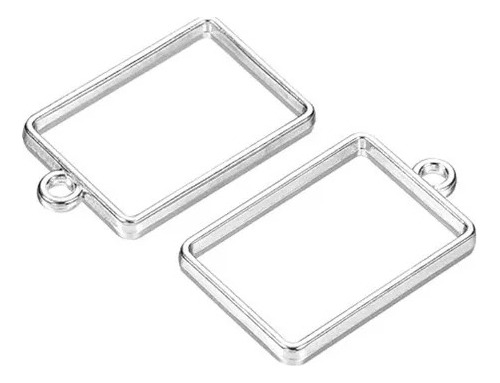 Dijes Rectangular Especial Para Resinas X 20u.