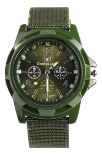 Reloj 3d Gemius Racing Military Sport Para Hombre Con Correa