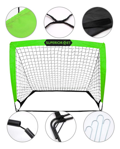 Superiornet - Porteros De Entrenamiento Portátil, Red De Fút