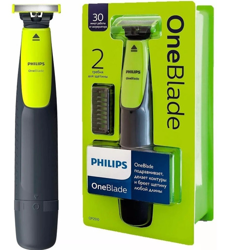 Imagem 9 de 9 de Barbeador Aparador Oneblade Philips 2 Qp2510/10 Original