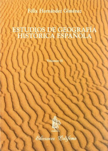 Libro Estudios De Geografía Histórica Española - Vol. Ii De