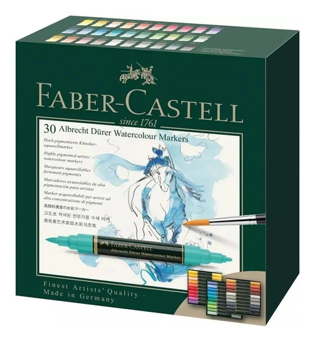 Marcadores Acuarelables Faber Castell X 30 - Barrio Norte