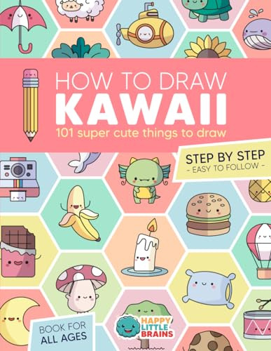 How To Draw Kawaii, De Brains, Happy Little. Editorial Independently Published, Tapa Pasta Blanda, Edición 1 En Inglés, 2023