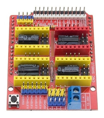 Shield Cnc Impresora 3d 4 Ejes Para Arduino 