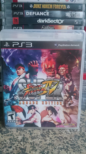 Super Street Fighter Iv Arcade Edition Ps3 Frete R$10